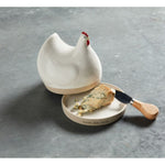 Hen Stoneware Cloche Set by Mud Pie