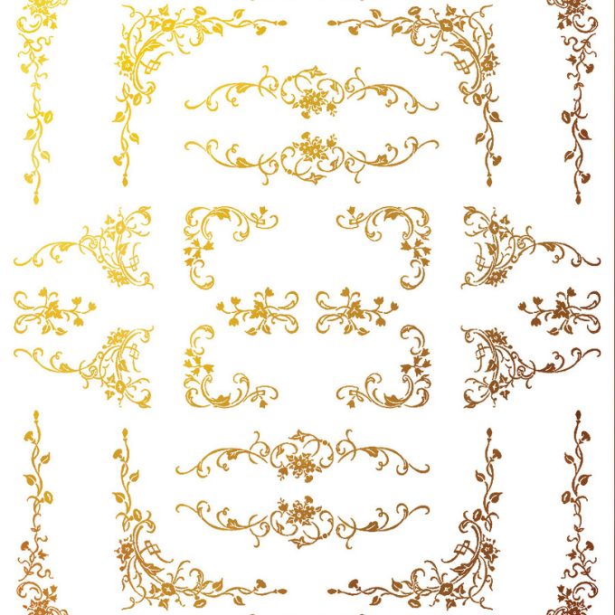 Si Belle Foil Transfer by IOD available at Rustic Ranch Furniture and Decor.