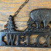 Bear Welcome Plaque