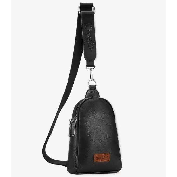 Sling/Chest/Crossbody Bag - Black