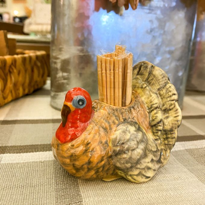 Fall Themed Toothpick Holders by Mud Pie