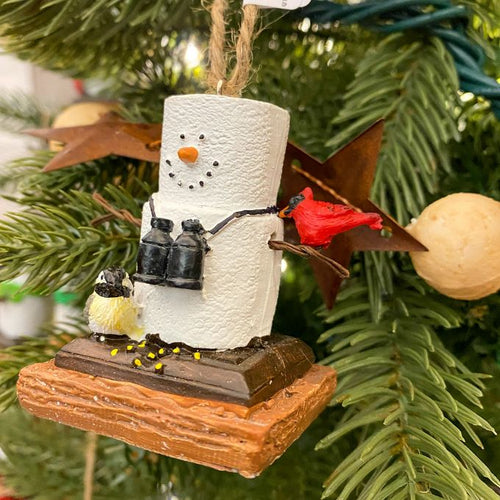 Smores Birdwatcher Ornament