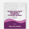Never Apologize Epsom Salts