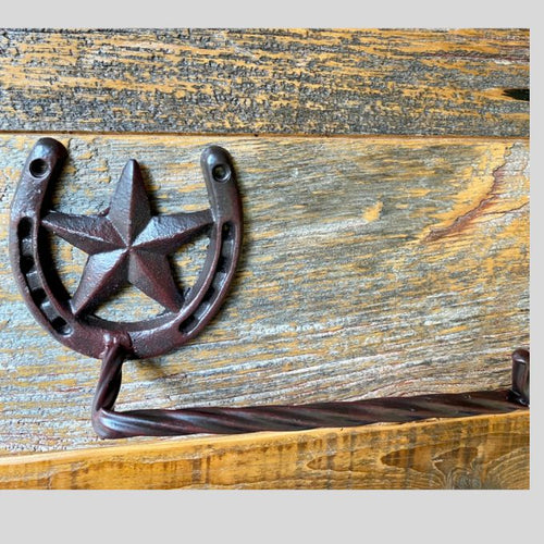 Star and Horsehoe Toilet Paper Holder