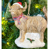 Highland Cow Ornament with Hat