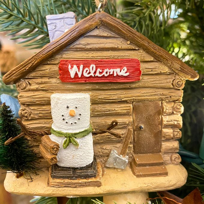 Cabin Welcome Smore Ornament