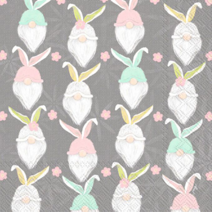 Bunny Gnome Lunch Napkins