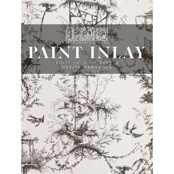 Petits Parasols Paint Inlay by IOD - Limited Edition