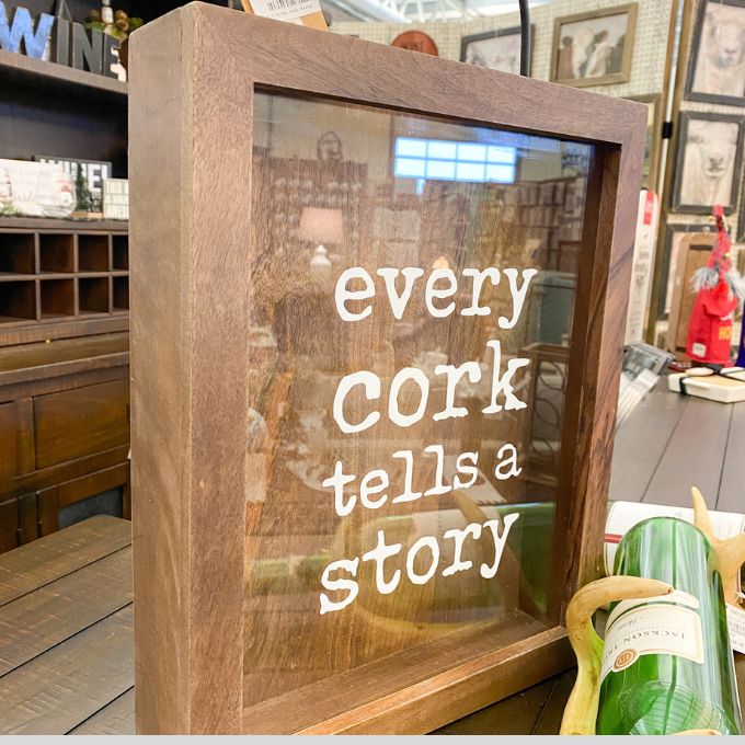 Every Cork Tells a Story Wine Box by Mud Pie