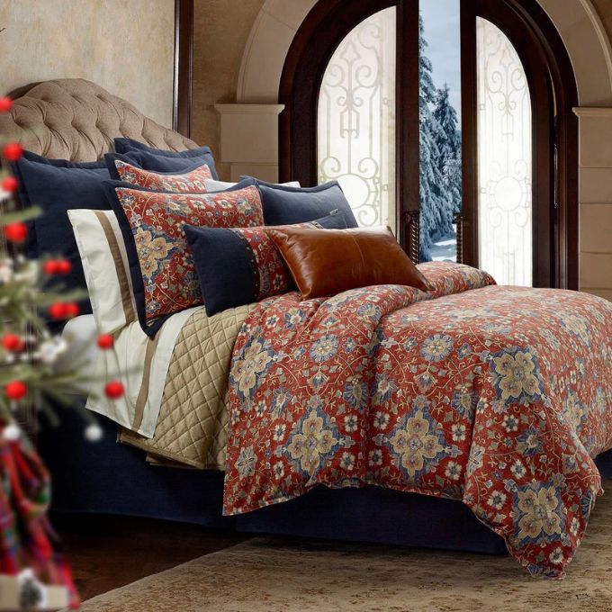 Melinda Linen Comforter Set - Super King