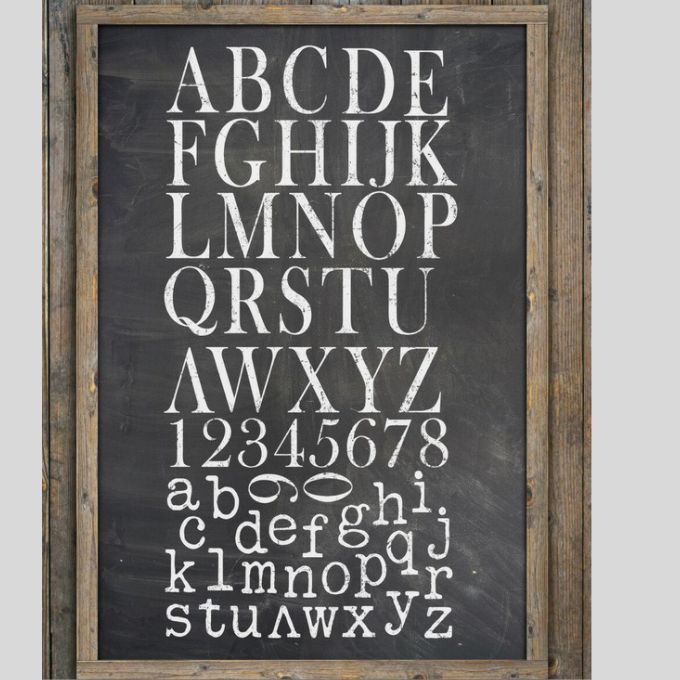 Typesetting Stamp Set by IOD