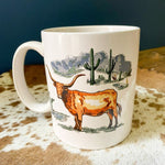 Ranch Life Longhorn Mug - Coloured