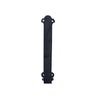 Half Round Shelf Bracket - Black,9"