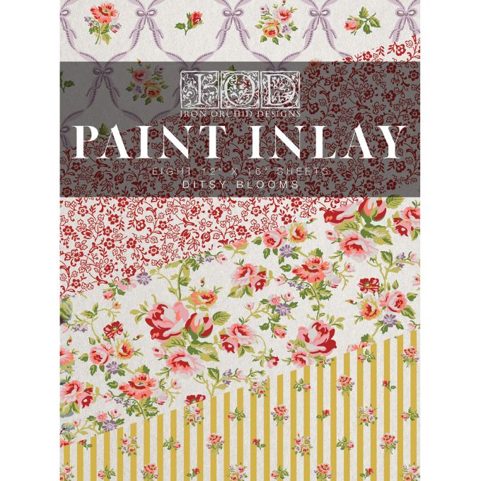 Ditsy Bloom Paint Inlay by IOD - Limited Edition