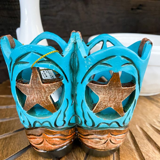 Boots and Star Salt & Pepper Holder