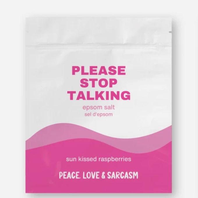 Please Stop Talking Epsom Salts