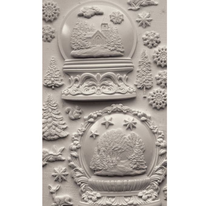 Snow Globes Mould by IOD available at Rustic Ranch Furniture and Decor.