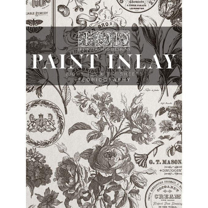 Floriography Paint Inlay by IOD - Limited Edition
