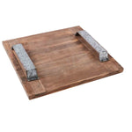 Wood Pedestal Serving Boards by Mud Pie - Two Styles