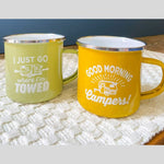 Enamel Coffee Mug - Four Colours