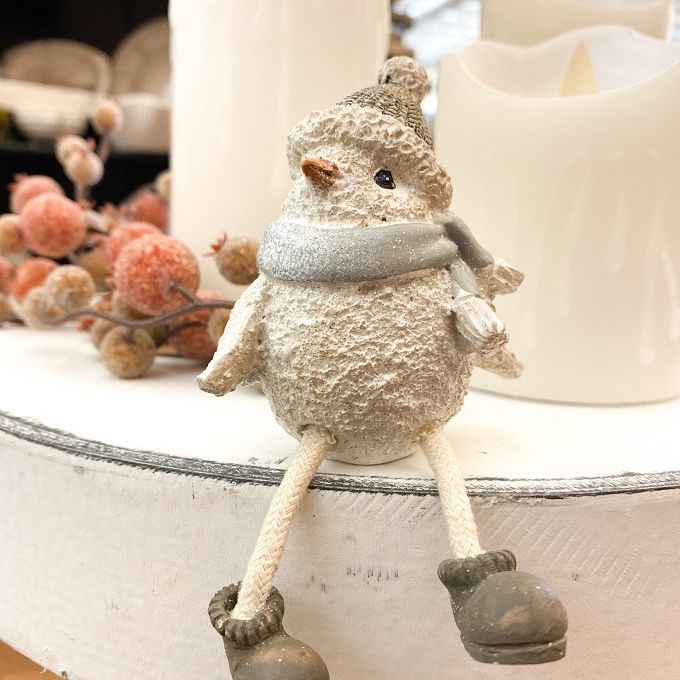 White Bird with Dangle Legs - Two Styles