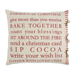 FARM CHRISTMAS DEFINITION PILLOWS - TWO STYLES