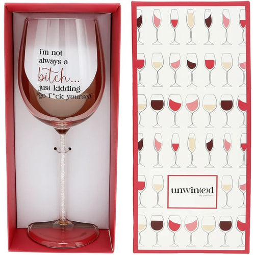 Go F*ck Yourself Wine Glass Gift Box