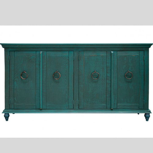Green Capri Four Door Buffet available at Rustic Ranch Furniture in Airdrie, Alberta.