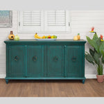 Green Capri Four Door Buffet available at Rustic Ranch Furniture in Airdrie, Alberta.