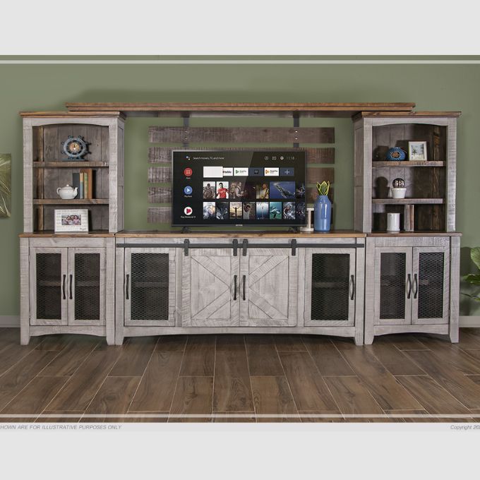 Pueblo Gray Wall Unit available at Rustic Ranch Furniture and Decor.