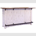 Pueblo White Bar available at Rustic Ranch Furniture and Decor.