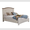 Pueblo White Bed - King and Queen Sizing available at Rustic Ranch Furniture and Decor.