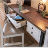 Pueblo White Writing Desk available at Rustic Ranch Furniture and Decor.