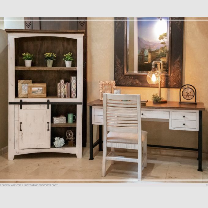 Pueblo White Writing Desk available at Rustic Ranch Furniture and Decor.