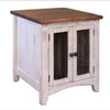 Pueblo White End Table