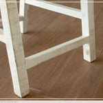 Pueblo White 24" Counter Height Stool available at Rustic Ranch Furniture and Decor.