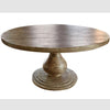 Bonanza Round Dining Table - Two Colours available at Rustic Ranch Furniture and Decor.