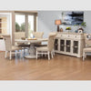 Bonanza Round Dining Table - Two Colours available at Rustic Ranch Furniture and Decor.