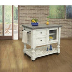 Stone Kitchen Cart available at Rustic Ranch Furniture and Decor.