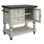 Stone Kitchen Cart available at Rustic Ranch Furniture and Decor.