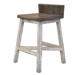 Stone Farmhouse Stool - Two Heights available at Rustic Ranch Furniture and Decor.