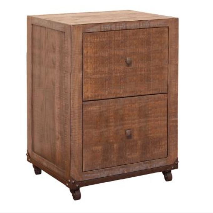 Urban Gold Filing Cabin available at Rustic Ranch Furniture and Decor.