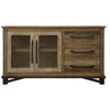 Loft Brown Three Door Buffet - 60" available at Rustic Ranch Furniture and Decor.