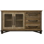 Loft Brown Three Door Buffet - 60" available at Rustic Ranch Furniture and Decor.