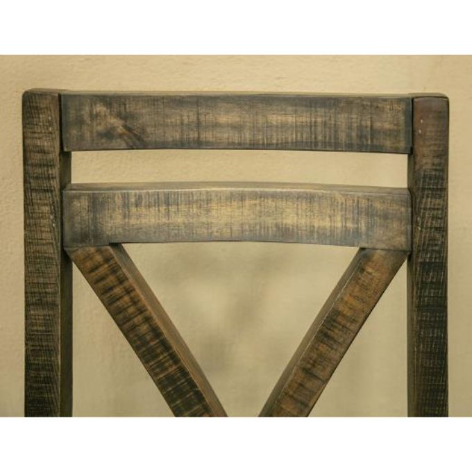Loft Brown Upholstered Dining Chair available at Rustic Ranch Furniture in Airdrie, Alberta