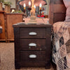 Iron Mountain Three Drawer Nightstand available at Rustic Ranch Furniture and Decor.