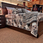 Iron Mountain Storage Bed available at Rustic Ranch Furniture and Decor.