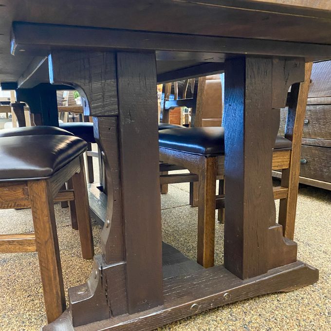 Oak Haven Dining Table available at Rustic Ranch Furniture and Decor.