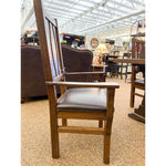 Oak Haven Dining Chair with Arms available at Rustic Ranch Furniture and Decor.