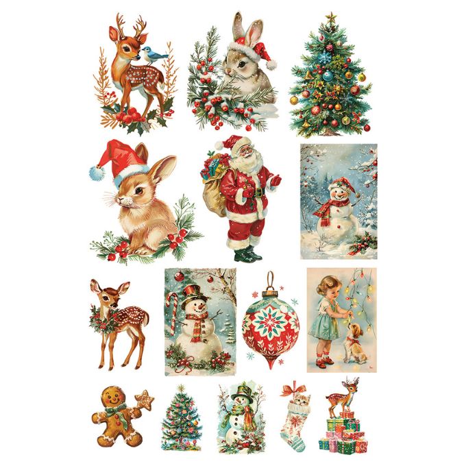 Kitschy Christmas Transfer by IOD available at Rustic Ranch Furniture and Decor.